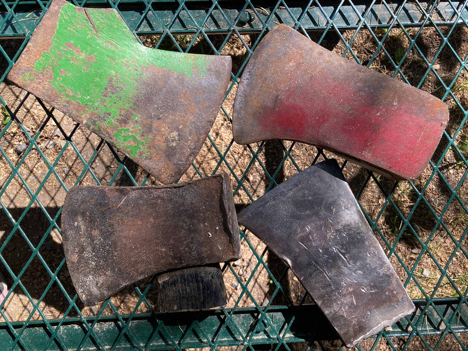 vintage axe heads